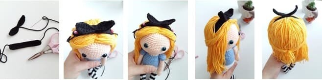 Crochet Alice in Wonderland Amigurumi Free Pattern