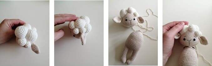 Crochet Lamb Muffin Amigurumi Free Pattern bubble 2
