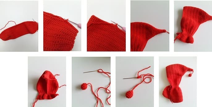Crochet Little Red Riding Hood Amigurumi Free Pattern cape