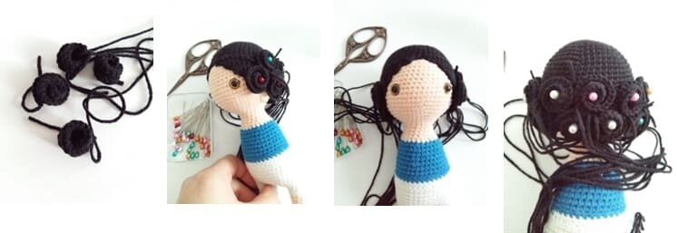 Crochet Snow White Princess Amigurumi Free Pattern