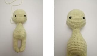 Paso a Paso Jirafa Rufus Animal Amigurumi Patrón cuerpo