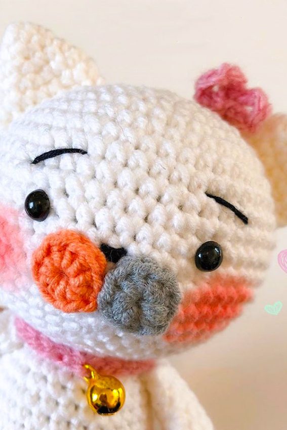 Paso a Paso Meow Pez Foca Amigurumi Patrón Gratis En Español