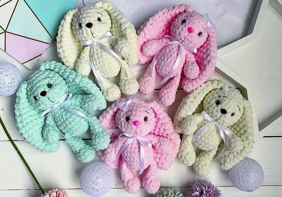 Paso a Paso Peluche Conejito Amigurumi Ganchillo Patrón Gratis