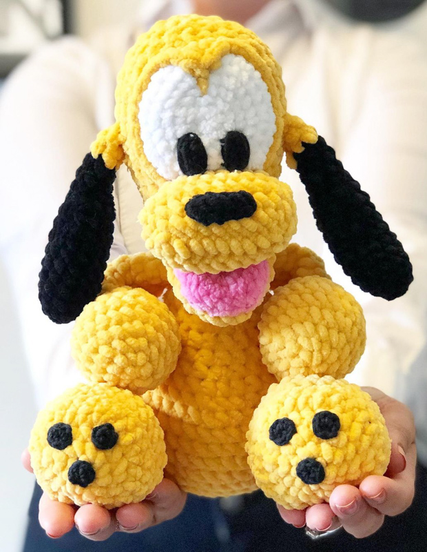 Crochet Baby Pluto Dog Amigurumi Free Pattern (3)