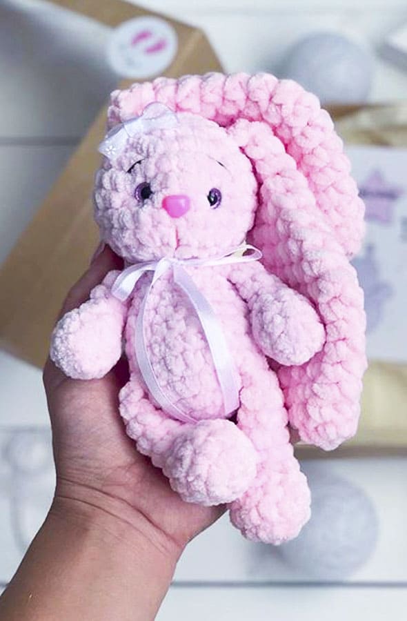 Crochet Plush Bunny Amigurumi Free Pattern