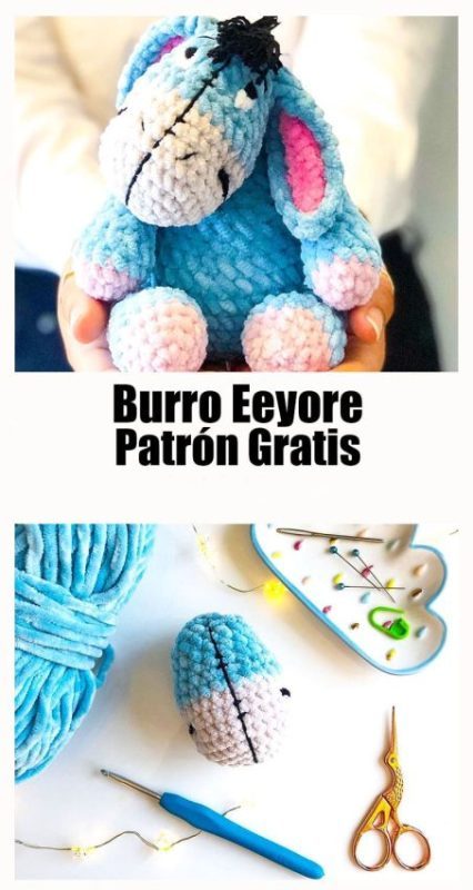 Winny de Puh Peluche Eeyore Amigurumi Patrón Gratis En Español