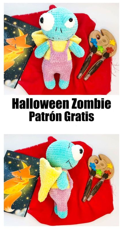 Paso a Paso Halloween Zombie Amigurumi Ganchillo Patrón Gratis