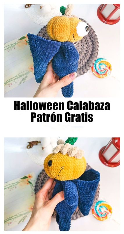 Paso a Paso Halloween Sr. Calabaza Amigurumi Patrón Gratis