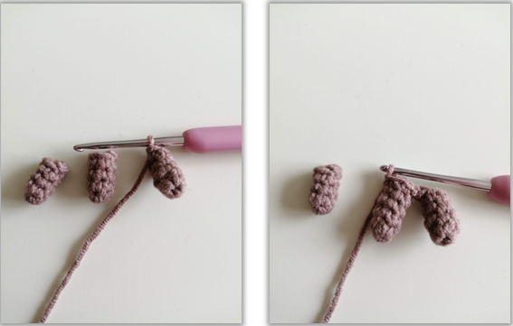 Sloth Coco Amigurumi Crochet Pattern arms