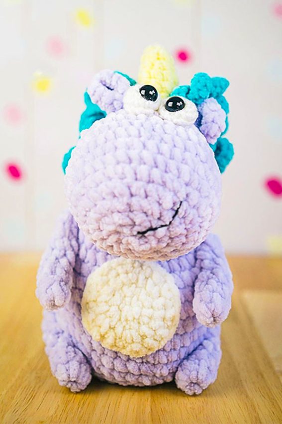 Paso a Paso Unicornio Arcoiris Amigurumi Patrón Gratis En Español