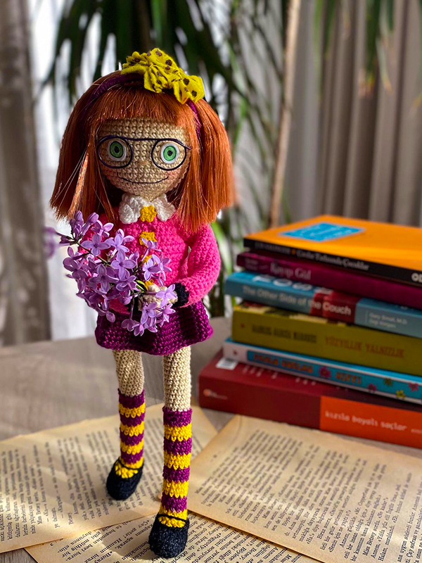 Junie B Jones Amigurumi Crochet Free Pattern