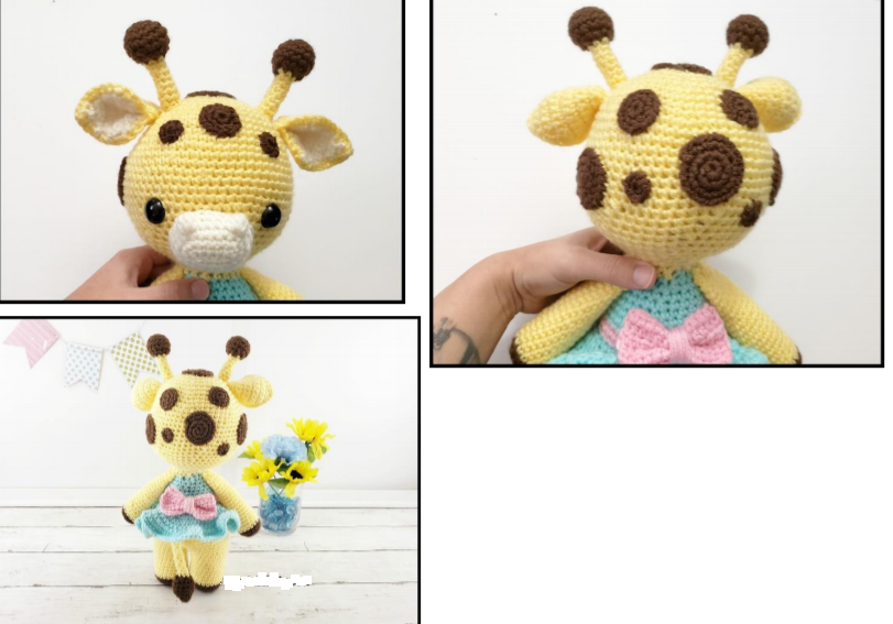 Amelia The Giraffe Amigurumi Free Crochet Pattern