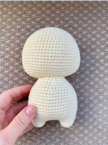 Paso a Paso Pequeño Santa PDF Amigurumi Patrón Gratis cabeza