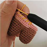 Osito de Peluche Arcoiris Amigurumi Patrón Gratis cuerpo
