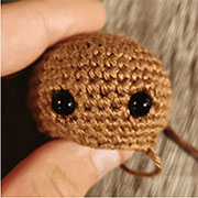 Osito de Peluche Arcoiris Amigurumi Patrón Gratis cabeza