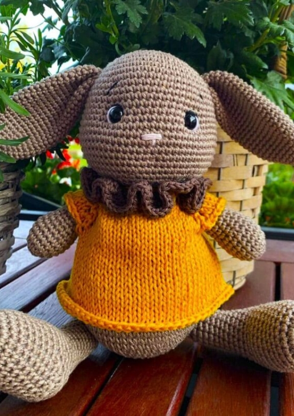 Ponchino Crochet Bunny PDF Amigurumi 