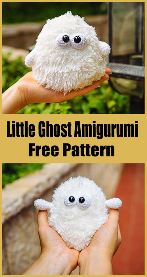 Paso a Paso Pequeño Fantasma Amigurumi Patrón Gratis En Español