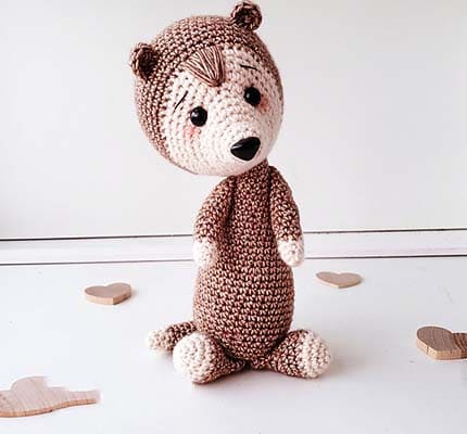 Speedy the Ferret Amigurumi Free Crochet Pattern