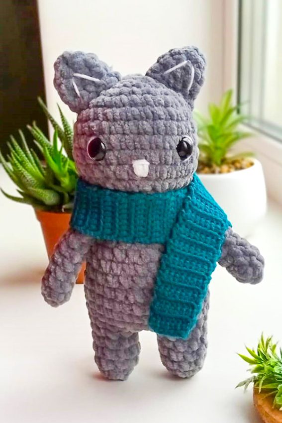 Paso a Paso Molly Gatito Amigurumi Patrón Gratis En Español