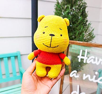 Winnie The Pooh Amigurumi Free Crochet Pattern, winnie the pooh handmade toy