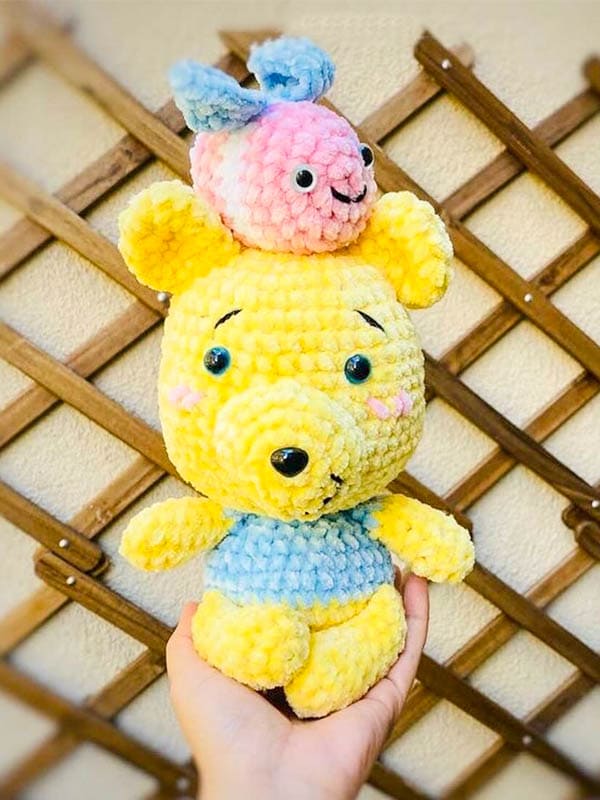 Miel lindo Oso Amigurumi Patrón gratis
