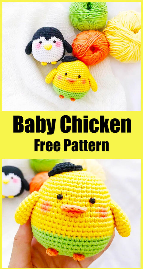 Easy Baby Chicken Amigurumi Crochet Pattern
