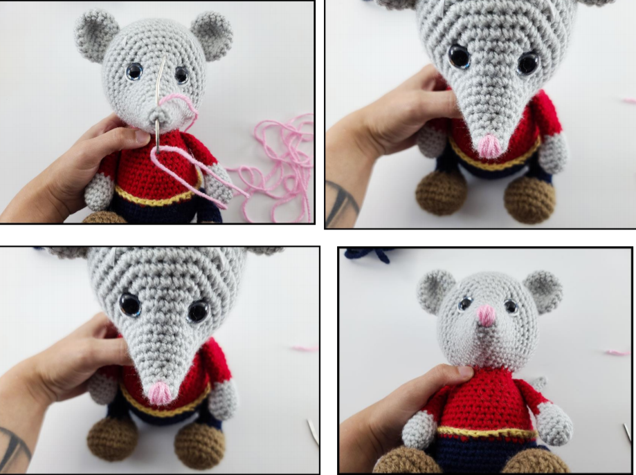 Merlin The Magician Mouse Amigurumi Crochet Pattern