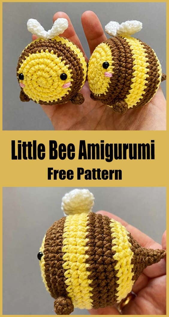 Little Bee Amigurumi Crochet Pattern