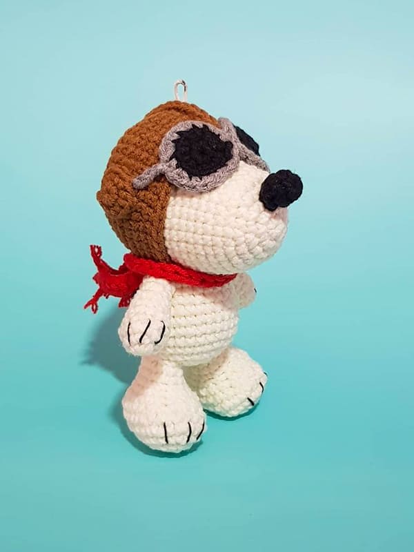 Crochet Snoopy Free Amigurumi Pattern (3)