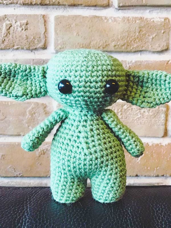 Bebé yoda Amigurumi Patrón gratis