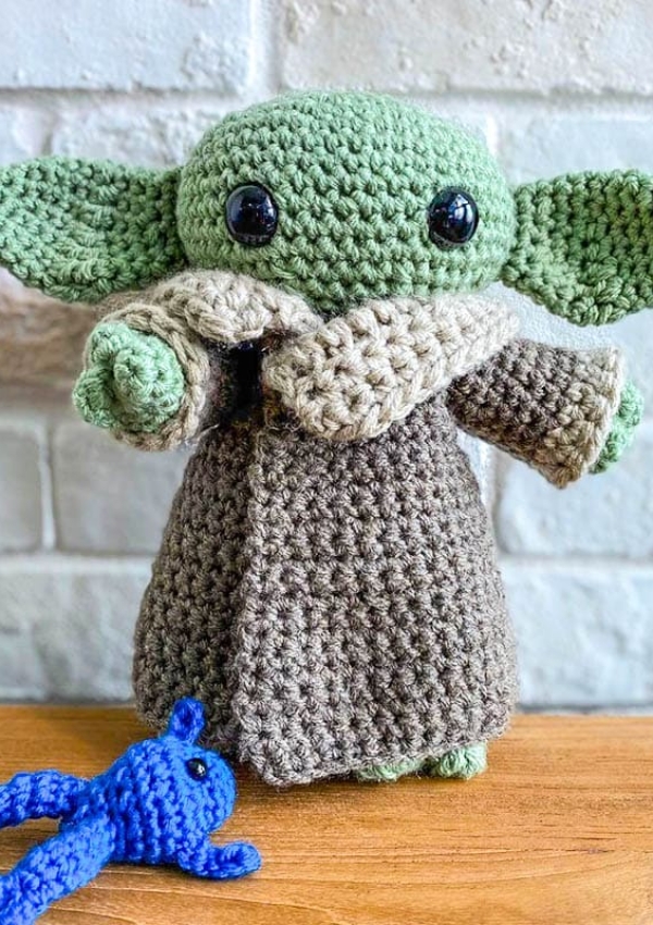 NO DOLL PDF PATTERN ONLY Baby Yoda Inspired Amigurumi Crochet Pattern 