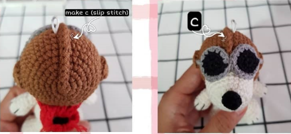 Snoopy Perro Amigurumi PDF Patrón Gratis