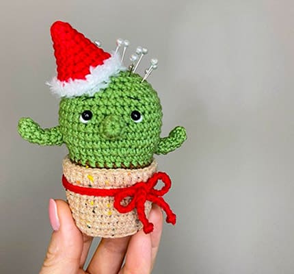 Little Christmas Cactus Amigurumi Crochet Pattern