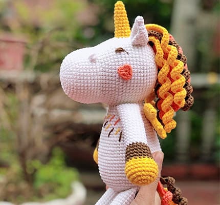 Cute Unicorn Amigurumi Crochet Pattern