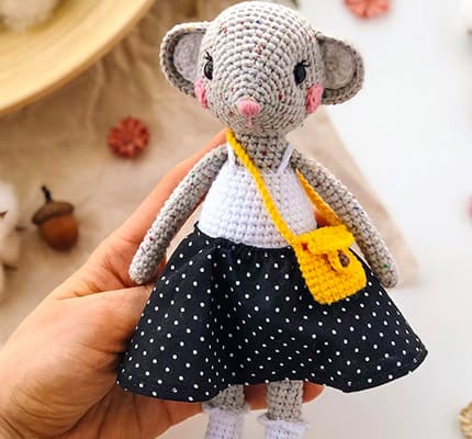 Cute Mouse Amigurumi Crochet Pattern