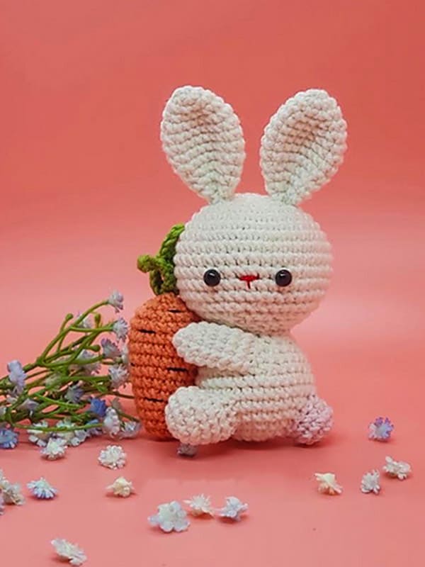 Keychain Rabbit Amigurumi Crochet Pattern