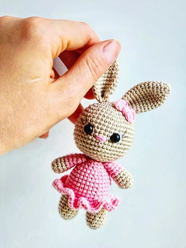 Conejito fácil PDF Amigurumi Patrón gratis