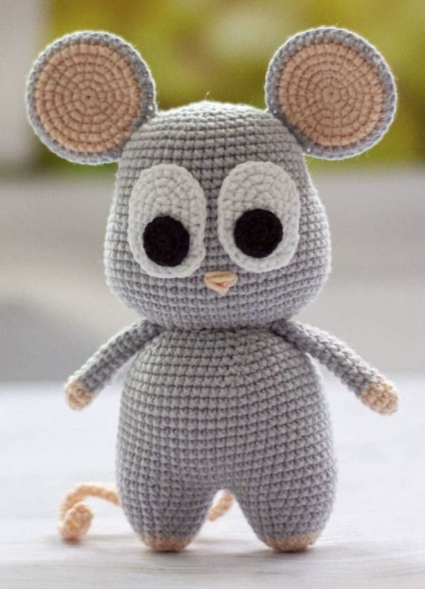 Ratón Jack Amigurumi Patrón gratis