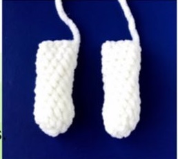 Conejito de Peluche Amigurumi Patrón gratis brazos