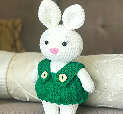 plush bunny amigurumi free crochet pattern
