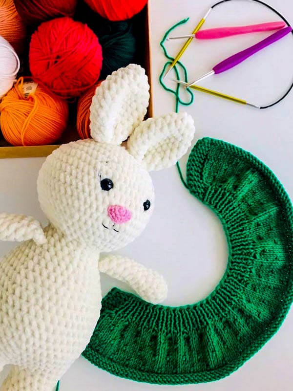 Conejito de Peluche Amigurumi Patrón gratis