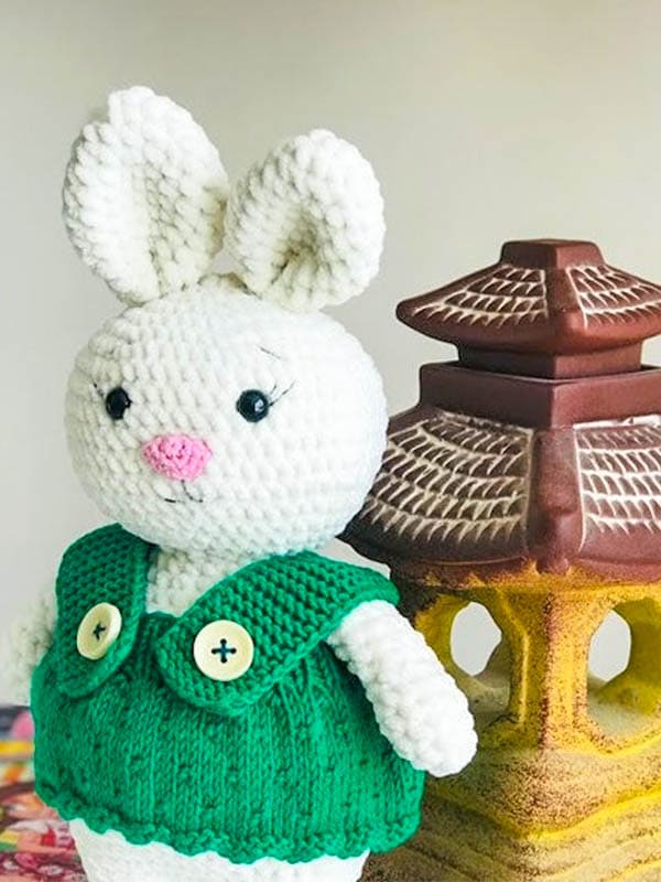 Conejito de Peluche Amigurumi Patrón gratis