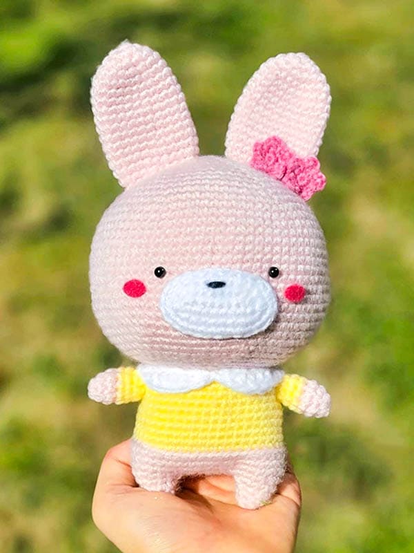 Sakura el Conejito Amigurumi Patrón Gratis