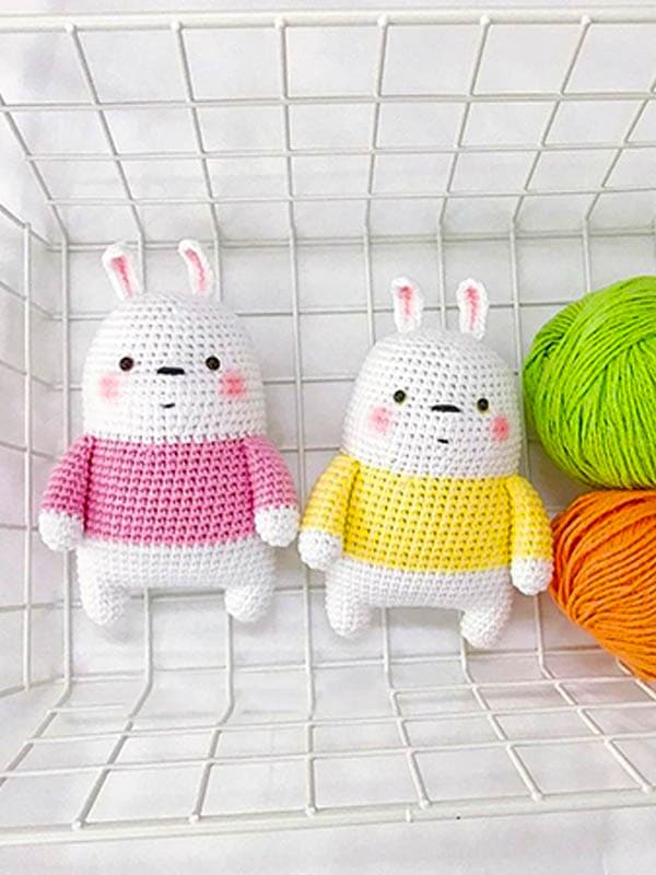 little bunnies amigurumi free pattern, bunny amigurumi crochet toy