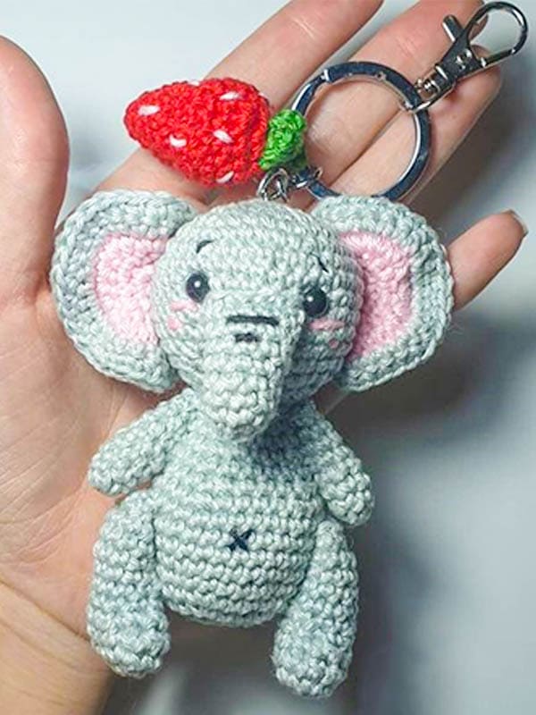 Crochet pattern Elephant / Amigurumi pattern / crochet eyes / big eyes /  amigurumi animals