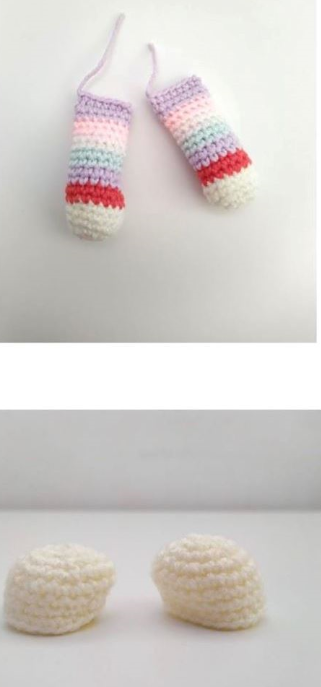 Conejito Con Vestido Amigurumi Patrón Gratis piernas