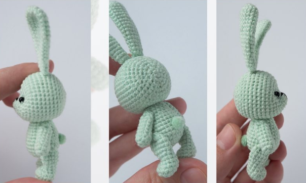 Cute Keychain Bunny Amigurumi Crochet Pattern
