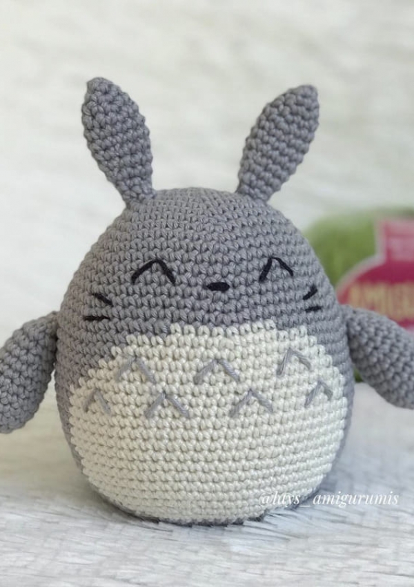 Crochet Totoro PDF Amigurumi Free Pattern Lovelycraft