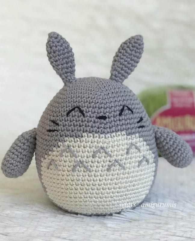 Totoro Amigurumi Crochet Free Pattern (3)