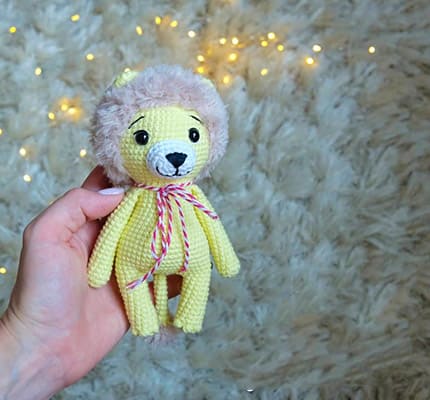 Lion Amigurumi Crochet Free Pattern